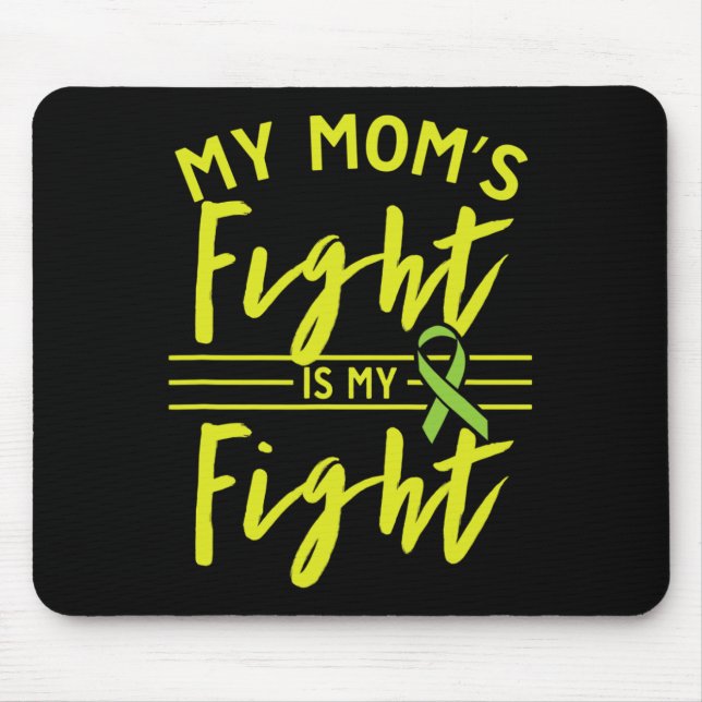 Mousepad A Luta Das mães É A Minha Luta Contra A Doença Ren (Frente)