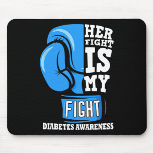 Mousepad A Luta Dela É A Minha Luta Contra A Diabetes De Lu