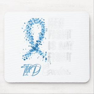 Mousepad A Luta Dela É A Minha Luta Contra A Diabetes Do Ti