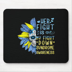 Mousepad A Luta Dela É A Minha Luta Contra A Síndrome.