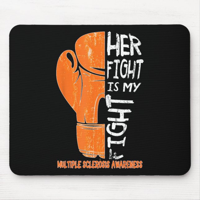 Mousepad A Luta Dela É A Minha Luta De Lutar Com As Luvas Q (Frente)