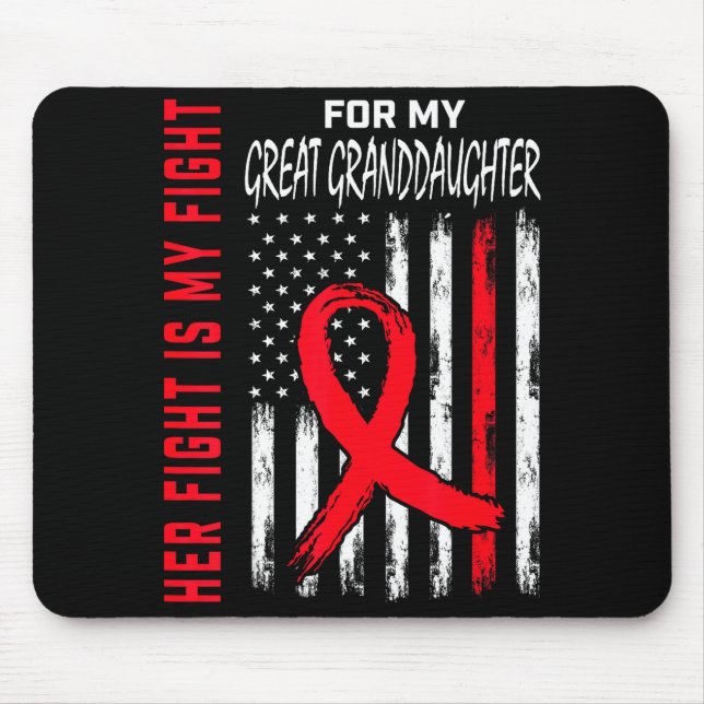 Mousepad A Luta Dela É Minha Luta Bisneta Coração Di (Frente)