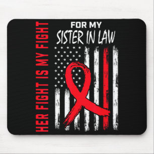 Mousepad A Luta Dela É Minha Luta Cunhada Doença Cardíaca