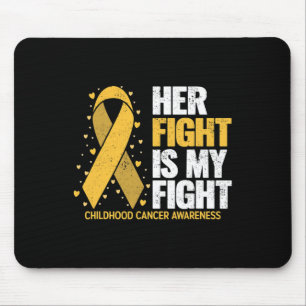 Mousepad A Luta Dela é Minha Luta Pela Família Câncer Infan