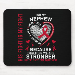 Mousepad A luta dele é a minha luta Sobrinho Conscientizaçã
