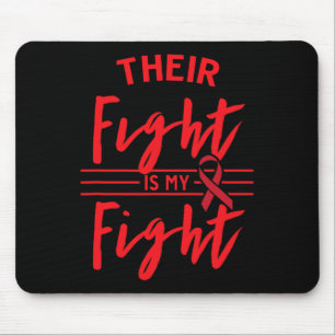 Mousepad A luta deles é a minha consciência de Canceres san