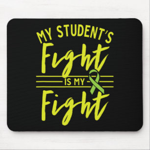 Mousepad A Luta do Estudante é minha Luta Contra a Doença R