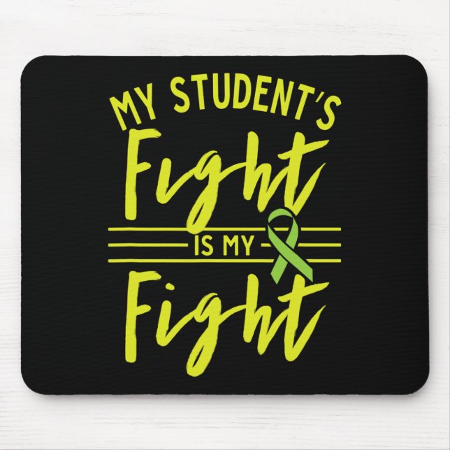 Mousepad A Luta do Estudante é minha Luta Contra a Doença R (Frente)