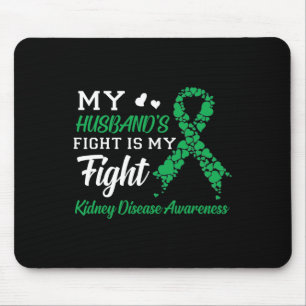 Mousepad A Luta do Marido é a minha Luta Contra a Doença Re