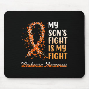 Mousepad A Luta Do Meu Filho É A Minha Luta Contra A Leucem