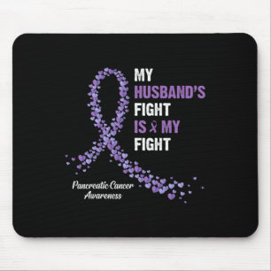 Mousepad A Luta Do Meu Husbynd É O Meu Câncer de pâncreas D