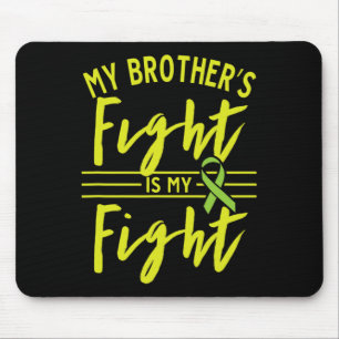 Mousepad A Luta do Meu Irmão é a Minha Luta Contra a Doença