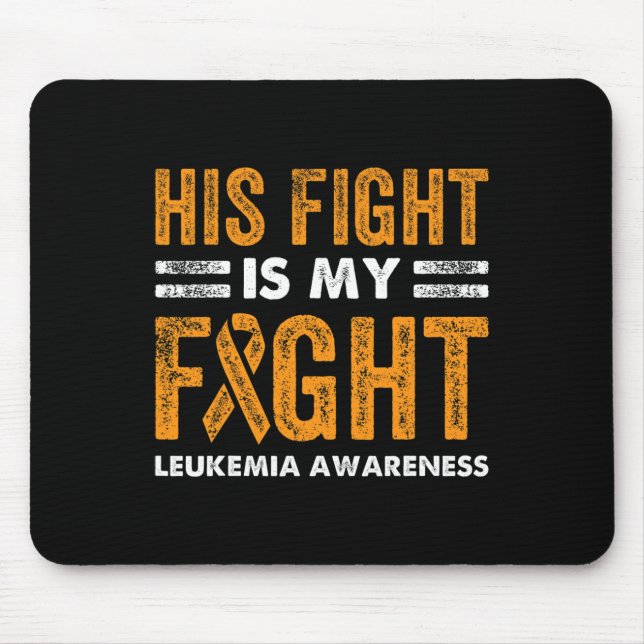 Mousepad A Luta É A Minha Luta Contra A Leucemia - Mulher-C (Frente)