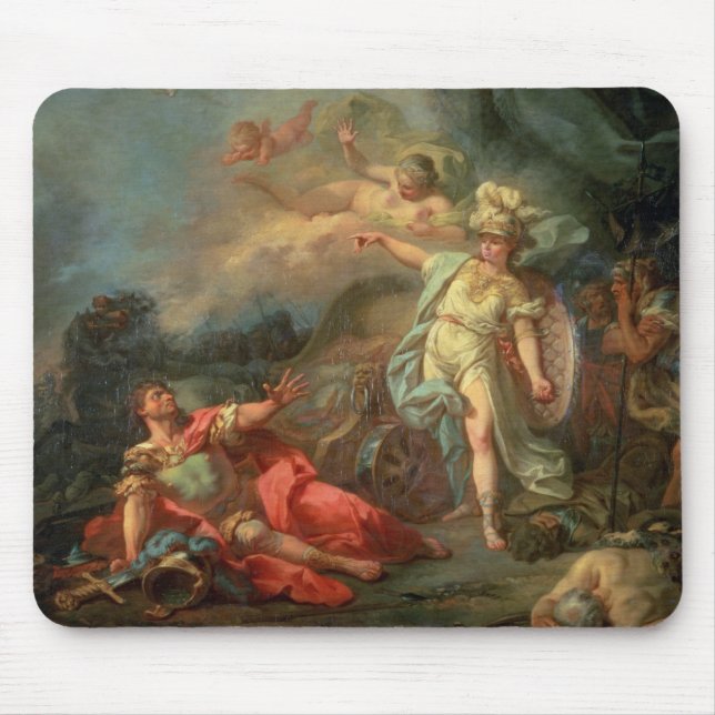 Mousepad A luta entre Marte e Minerva, 1771 (óleo em c (Frente)