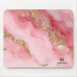 Mousepad A luxurious pink marble background