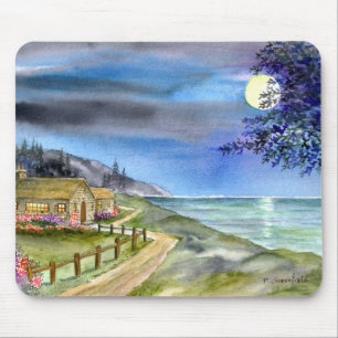 Mousepad À luz da lua de prata