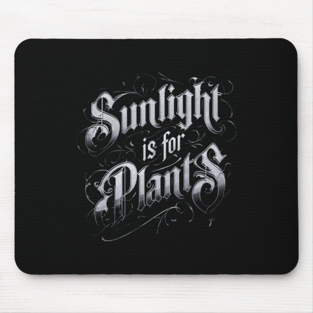 Mousepad A Luz Solar é Para as Plantas (Frente)