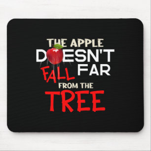 Mousepad A Maçã não cai longe da Pic da Maçã de Árvore