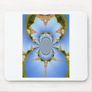 Mousepad A Mágica de Paris: Design da Torre Geométrica Eiff