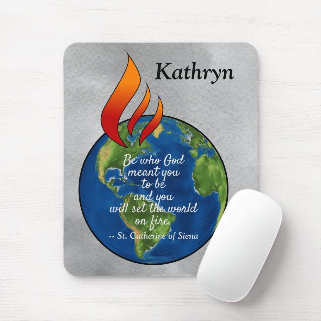 Mousepad A mais famosa Rua. Catherine do Siena Cita Mouse P (Com mouse)