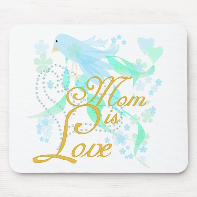 Mousepad A mamã do Bluebird é amor (Frente)