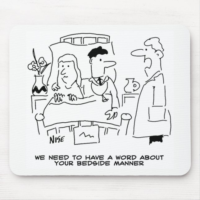 Mousepad A maneira do médico não é muito correta (Frente)