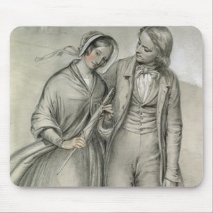 Mousepad A manhã do casamento - a partida, c.1846