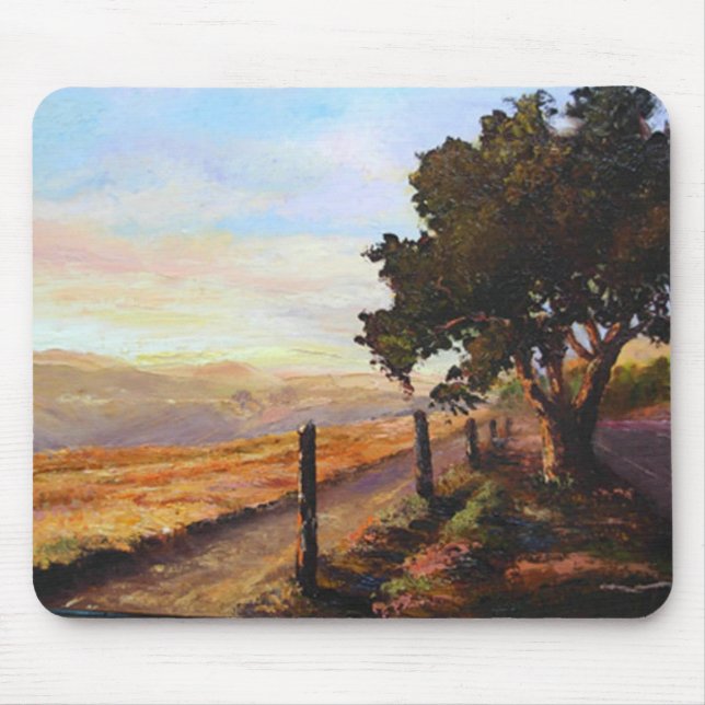 Mousepad A manhã quebrou, parque do cavalo de Woodside (Frente)