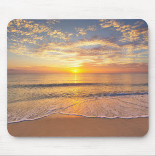 Mousepad A manhã Sun no beira-mar