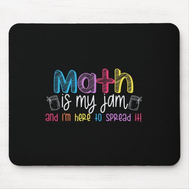 Mousepad A Matemática É Minha Paixão E Estou Aqui Para Difu (Frente)