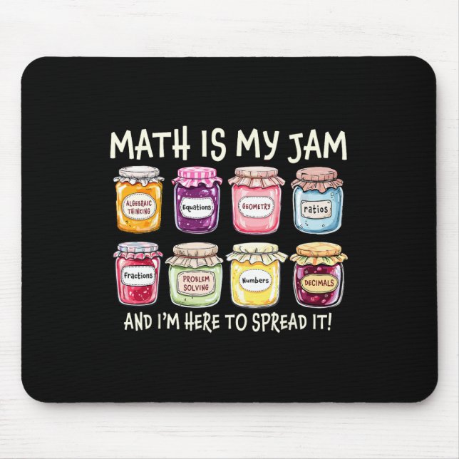 Mousepad A Matemática É Minha Paixão E Estou Aqui Para Difu (Frente)