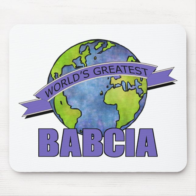 Mousepad A Melhor Babcia do Mundo (Frente)