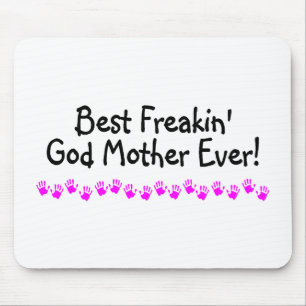 Mousepad A melhor mãe do deus de Freakin nunca