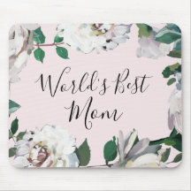 A Melhor Mãe do Mundo Floral bonito
