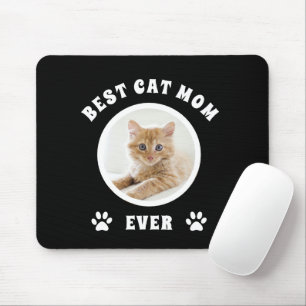 Mousepad A Melhor Mãe Gato de Todos Personalizado com Foto