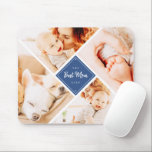 Mousepad A Melhor Mãe Já Teve Fotos Personalizadas Modernas<br><div class="desc">Este design simples e clássico é composto por tipografia serif e adiciona uma foto personalizada. "A Melhor Mãe de Todos" no meio e rodeada por quatro fotos de sua mãe,  mamãe,  mãe,  mãe,  mamãe etc.</div>