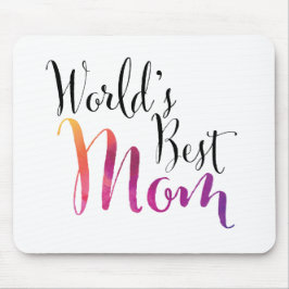 Mousepad A melhor mamã do mundo (colorida)