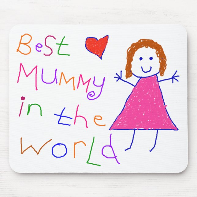 Mousepad A melhor mamã no mundo (Frente)
