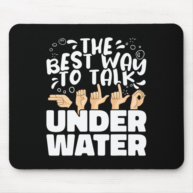 Mousepad A melhor maneira de falar sobre o Sinal Americano  (Frente)