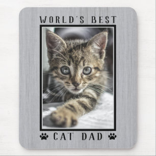 Mousepad A melhor pata de Pai de Gato da Rússia imprime fo