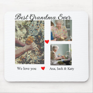 Mousepad A melhor vovó de colagem fotográfica que te amamos
