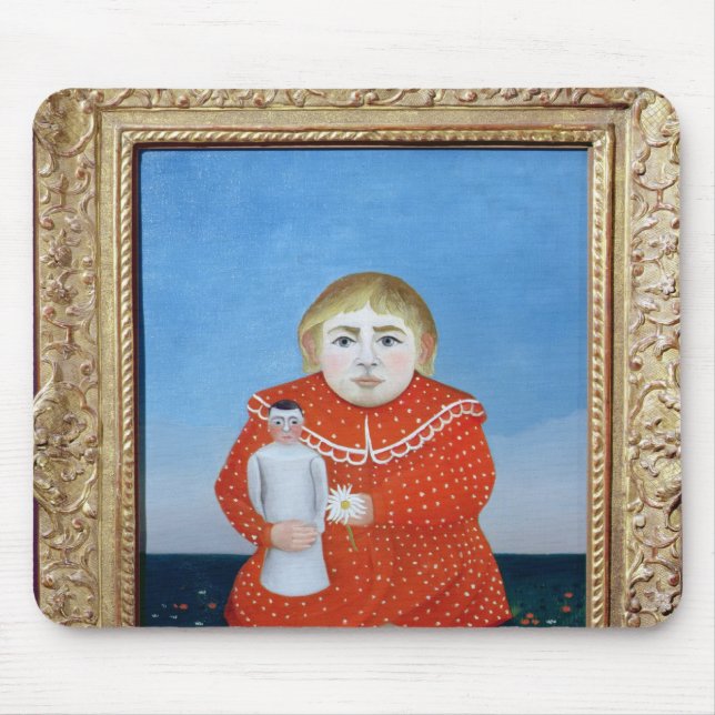Mousepad A menina com uma boneca, um c.1892 ou um c.1904-05 (Frente)