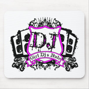 Mousepad A menina DJ Crest