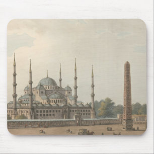 Mousepad A Mesquita Azul de Sultan Ahmed, Istambul, Turquia