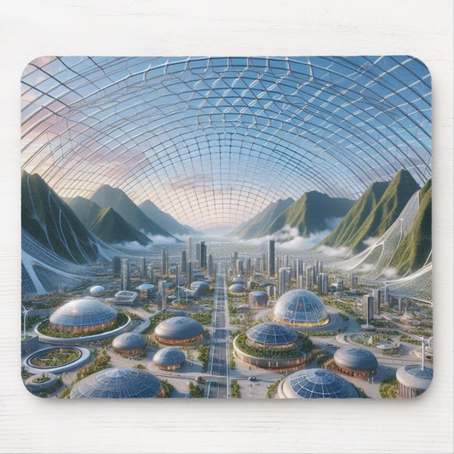 Mousepad A Metrópole do Domo Solar (Frente)