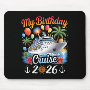 Mousepad A Minha Fenda De Cruzeiro Da Família Birthday Crui
