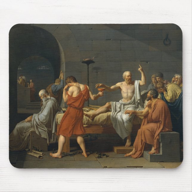 Mousepad A morte de Socrates (Frente)