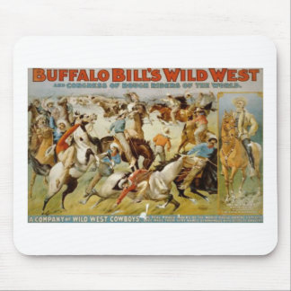 Mousepad A mostra ocidental selvagem de Buffalo Bill