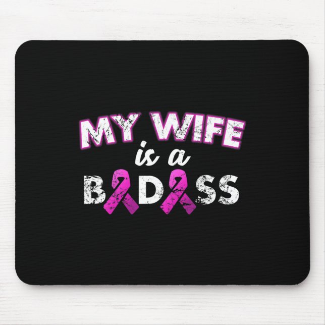 Mousepad A Mulher É Uma Má Consciência Do Cancer Da Mama (Frente)