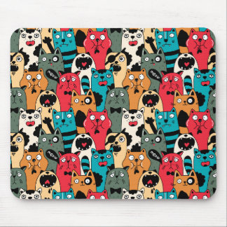 Mousepad A multidão de gatos